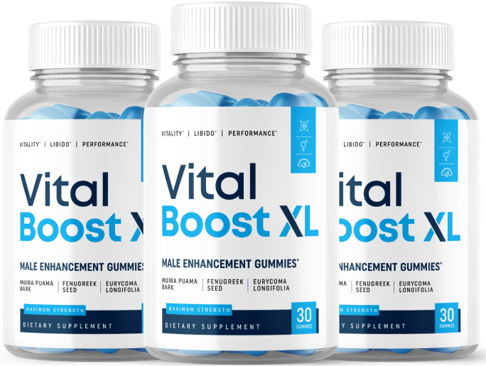 VitalBoostXL Male Enhancement Gummies Bottles