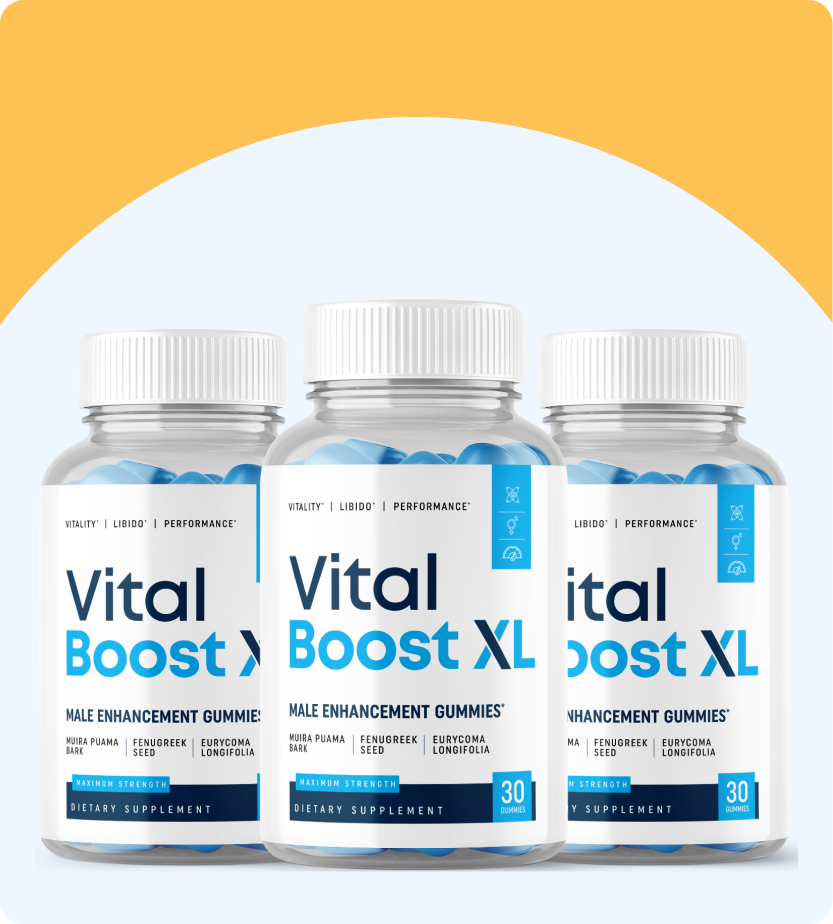 VitalBoostXL Male Enhancement Gummies Bottles